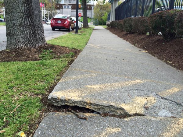 Cement Sidewalk Repair in New Orleans